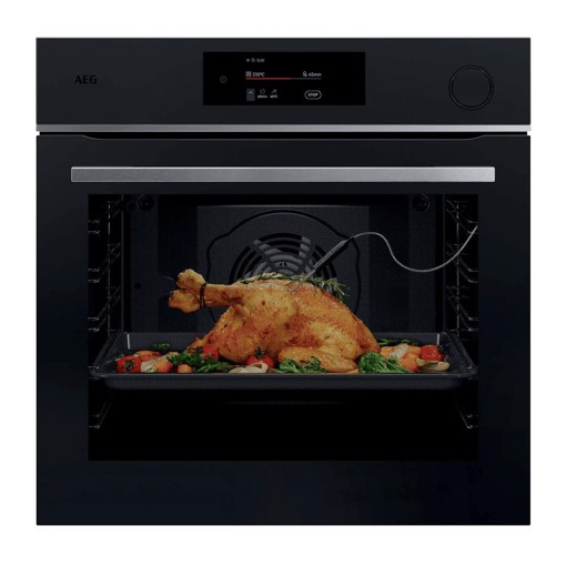 AEG Series 7000 Forno Incasso Steam Crisp (25%Vapore) + Pirolitico + Wifi Classe A++ 60 Cm TR7PB731ST MADE IN EUROPE