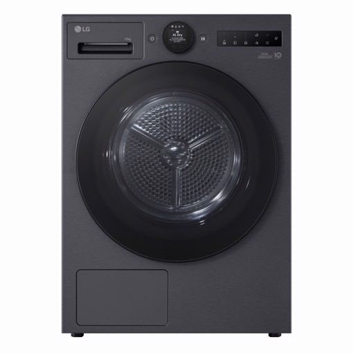 LG RHX7010TBB Asciugatrice Intelligente AI Dry 10 kg Classe C Nero