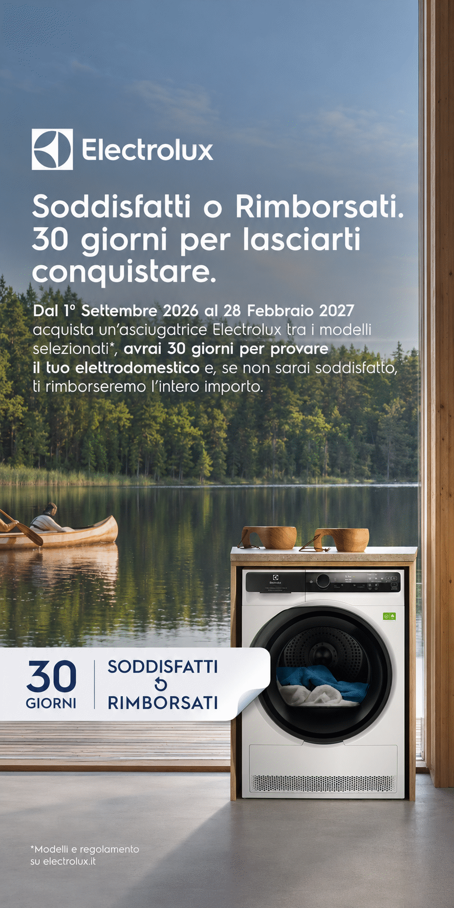 SODDISFATTI O RIMBORSATI.30 GIORNI PER LASCIARTI CONQUISTARE.