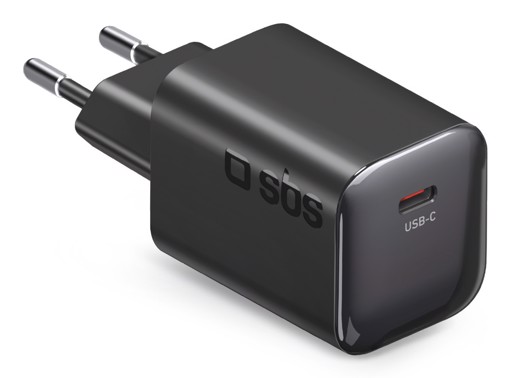 SBS TETRGAN1CAVS40W Caricabatterie per dispositivi mobili Smartphone, Tablet Nero AC Ricarica rapida Interno