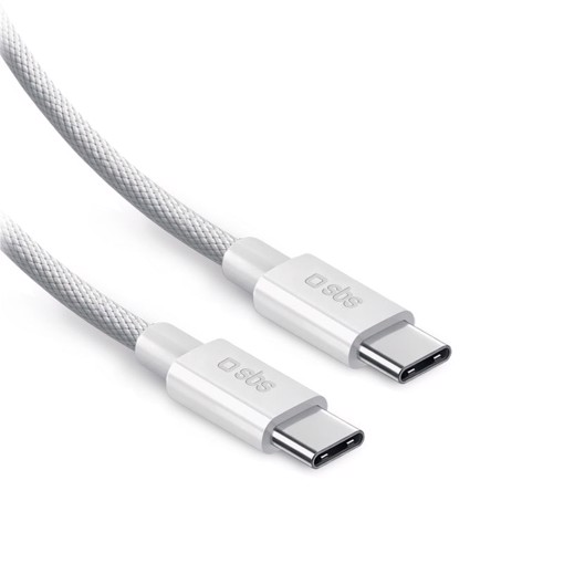 SBS LACABLEBRDTCC2M100W cavo USB USB 2.0 2 m USB C 0,48 Gbit/s 100 W Bianco