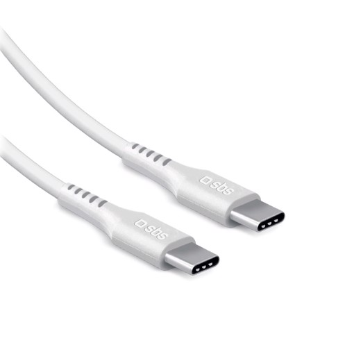 SBS LACABLETCC2M60W cavo USB USB 2.0 2 m USB C 0,48 Gbit/s 60 W Bianco