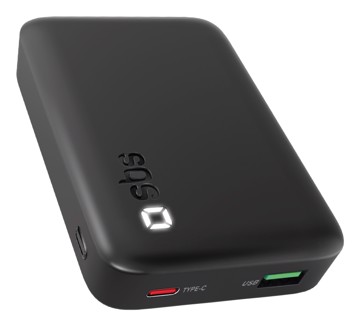 Powerbank 10.000mah pd20w nero