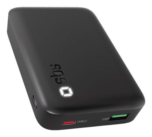 SBS TEBBCT10000PDLDK batteria portatile Polimeri di litio (LiPo) 10000 mAh Nero