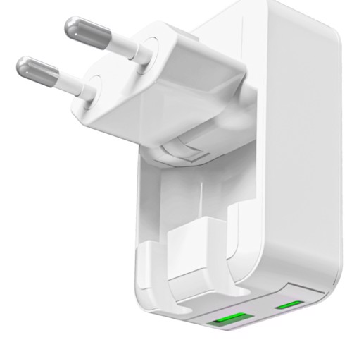PURO Fold Pro Universale Bianco AC Ricarica rapida Interno