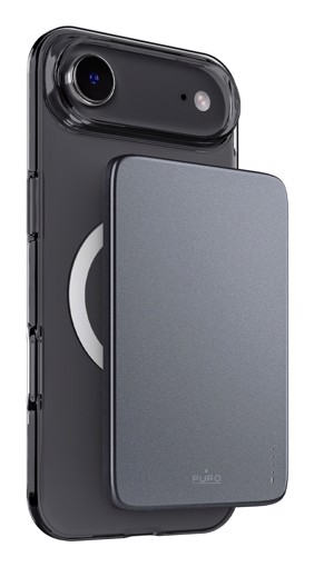 PURO Lite Slim Power Mag Polimeri di litio (LiPo) 3000 mAh Carica wireless Nero