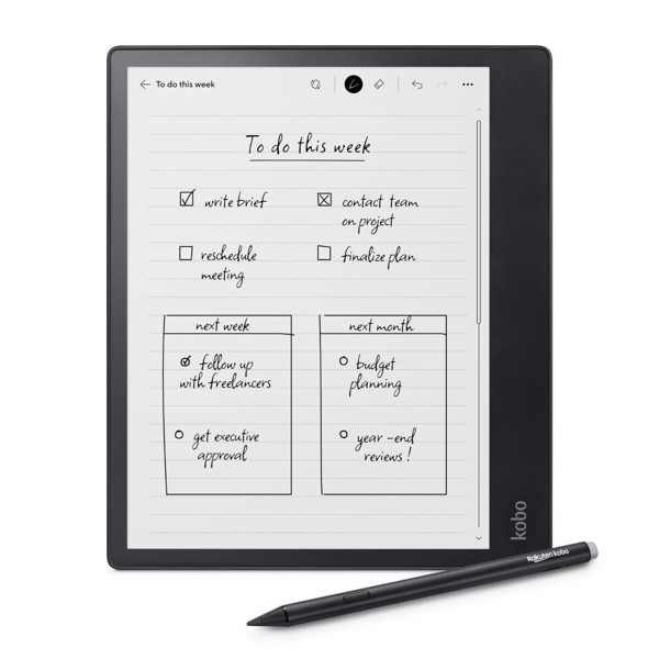 Joom Kobo Nero E-Reader Elipsa 2E – Schermo Touch Da 10,3 – Pennino Incluso – Wifi – Lettore Di Ebook - Immagine 2