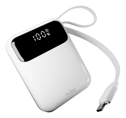PURO PUFCBB10C2CHDWHI batteria portatile Polimeri di litio (LiPo) 10000 mAh Bianco