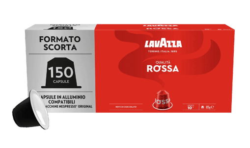 Lavazza 4543 Capsule Nespresso in alluminio Qualità Rossa 150 pz