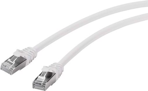 Vivanco VNITLAN7FTP100K cavo di rete Bianco 10 m Cat7 S/FTP (S-STP)