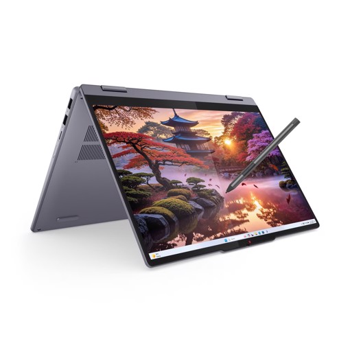 Lenovo IdeaPad | Notebook 5 2-in-1 | Display 14.0'' WUXGA (1920x1200) Touch | Processore AMD RYZEN AI 5 330 | Memoria RAM 8GB | Memoria SSD 512GB | Scheda grafica Integrata | Sistema Operativo WINDOWS 11 HOME | LUNA GREY | Caricatore NON incluso