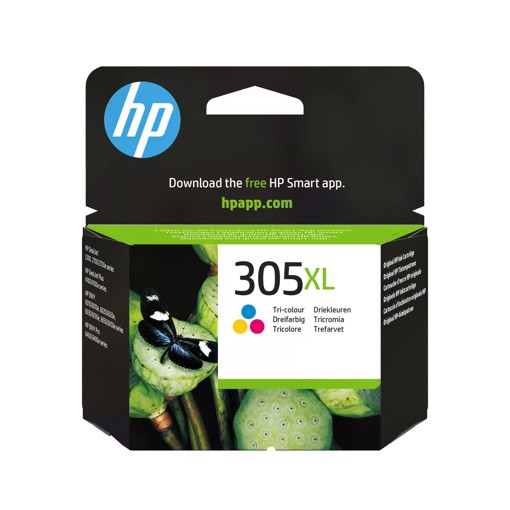 HP Cartuccia di inchiostro tricromia originale ad alta capacità 305XL